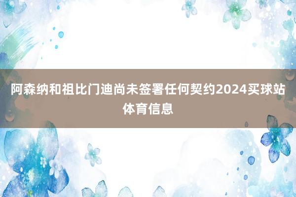 阿森纳和祖比门迪尚未签署任何契约2024买球站体育信息